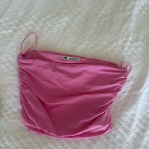 BN Zara Bubble Gum Pink Crop Top🩷